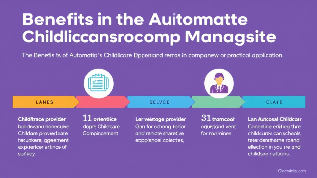Real-world application diagram for benefits of Automating Childcare Compliance Management