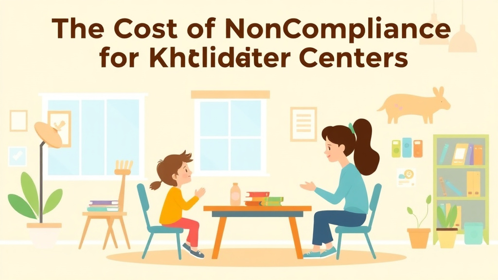 Detailed visual representation of cost of Non-Compliance for Childcare Centers