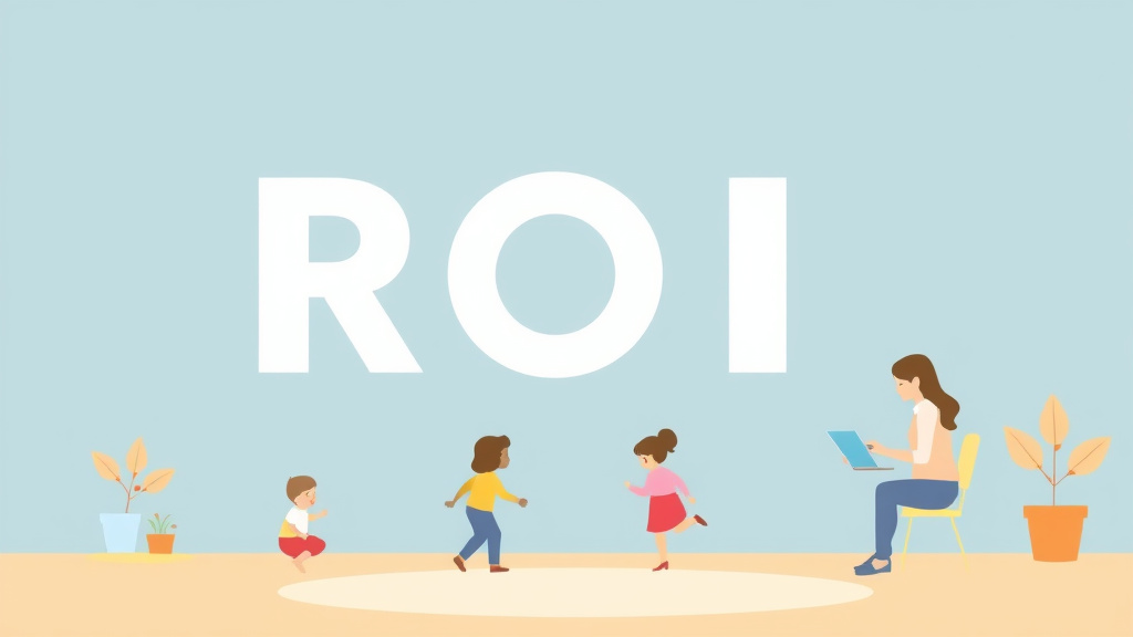 Illustration breaking down the fundamentals of ROI of Childcare Compliance Software: Cost Analysis