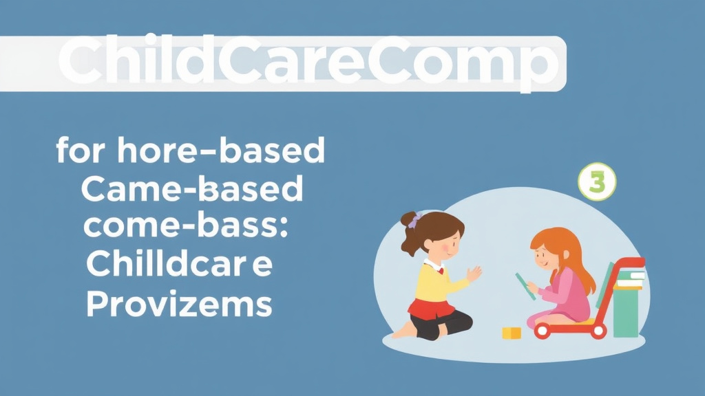 Step-by-step visual guide for implementing childCareComp for Home-Based Childcare Providers