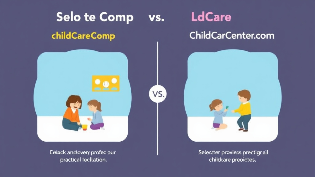 Practical workflow diagram for childCareComp vs ChildCareCenter.com Management Tools