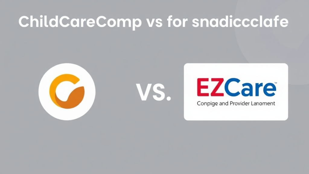 Action-oriented illustration showing how to apply childCareComp vs EZCare: Compliance Management Comparison