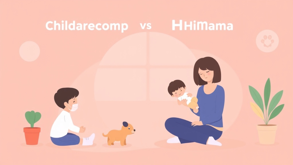 Detailed visual representation of childCareComp vs HiMama: Compliance Features Comparison
