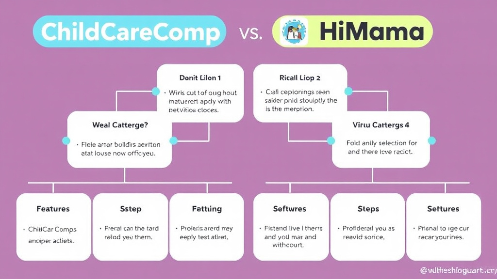 Practical workflow diagram for childCareComp vs HiMama: Compliance Features Comparison