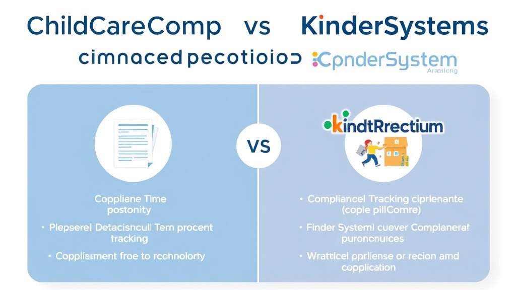 Practical workflow diagram for childCareComp vs KinderSystems: Compliance Tracking Compared