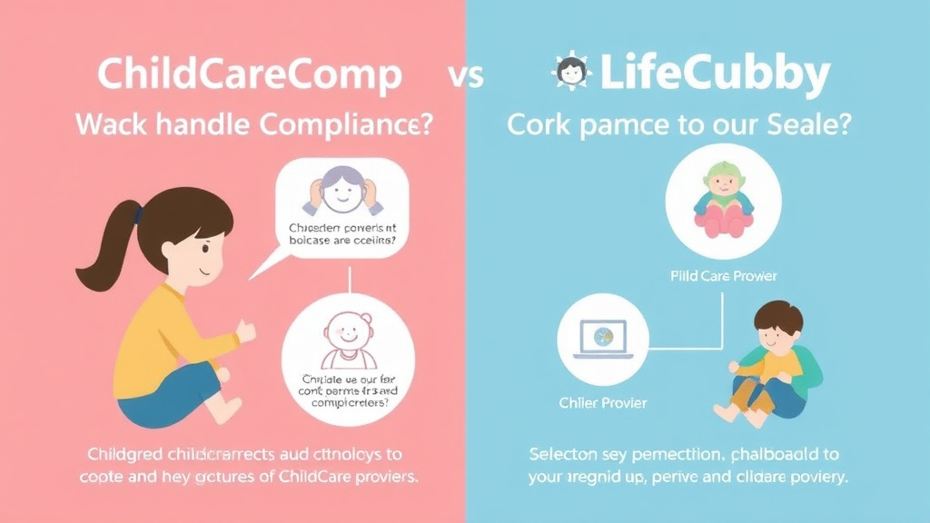 Practical checklist visual for childCareComp vs LifeCubby: Which Handles Compliance Better