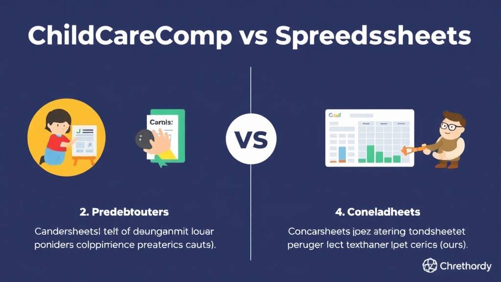 Practical checklist visual for childCareComp vs Spreadsheets for Compliance Tracking