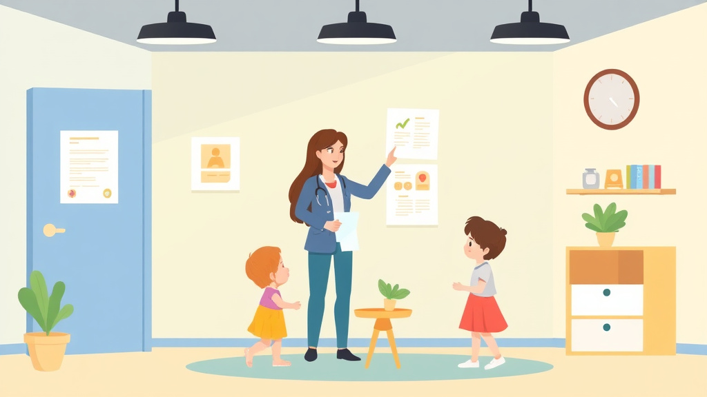 Illustration breaking down the fundamentals of art Drying and Display Safety in Childcare