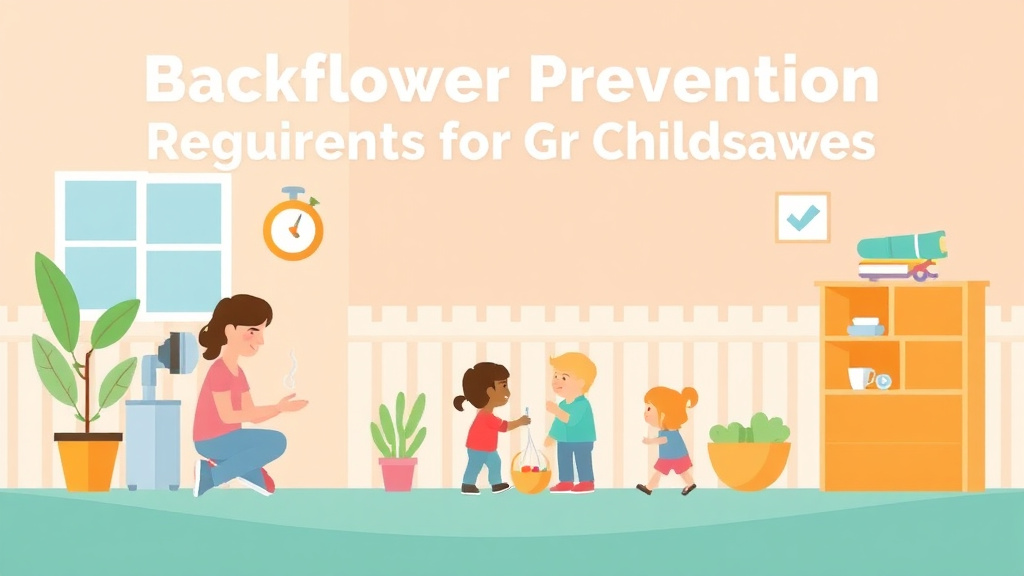 Conceptual diagram showing how backflow Prevention Requirements for Childcare Centers works in practice