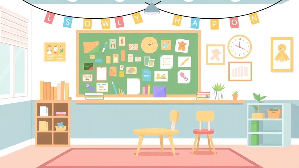 Process flow illustration for putting classroom Display and Decoration Safety in Childcare into action