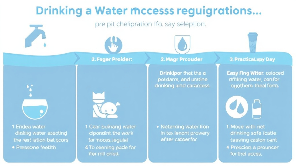 Action-oriented illustration showing how to apply drinking Water Access Requirements for Childcare