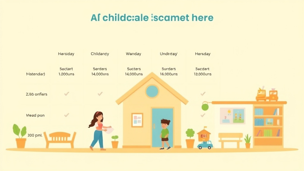Detailed visual representation of facility Maintenance Schedule for Childcare Centers