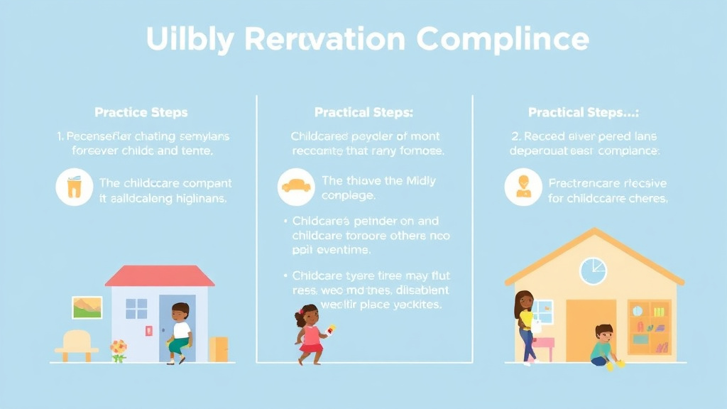 Practical workflow diagram for facility Renovation Compliance for Childcare Centers