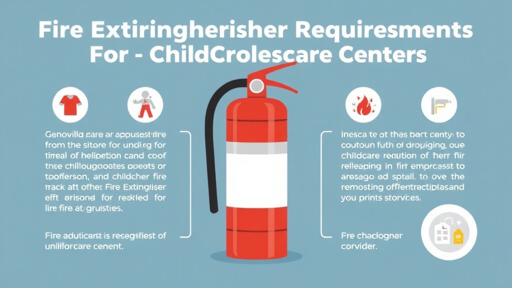 Hands-on guide visualization for fire Extinguisher Requirements for Childcare Centers