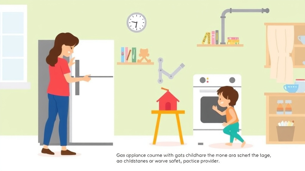Step-by-step visual guide for implementing gas Appliance Safety in Childcare Centers