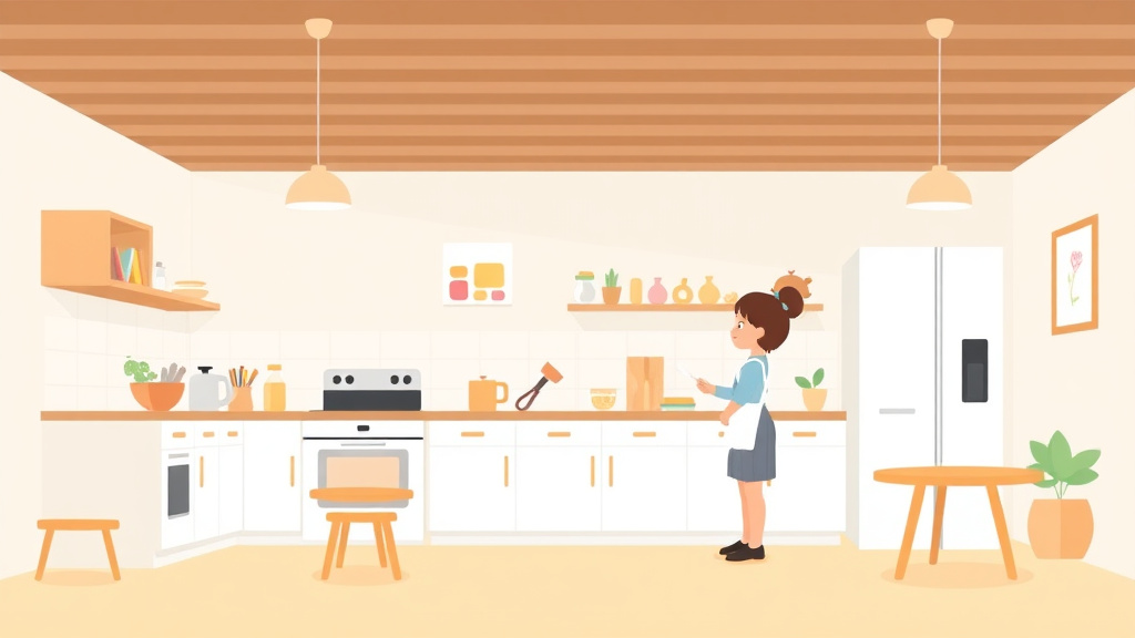 Illustration breaking down the fundamentals of kitchen and Food Preparation Area Requirements for Childcare