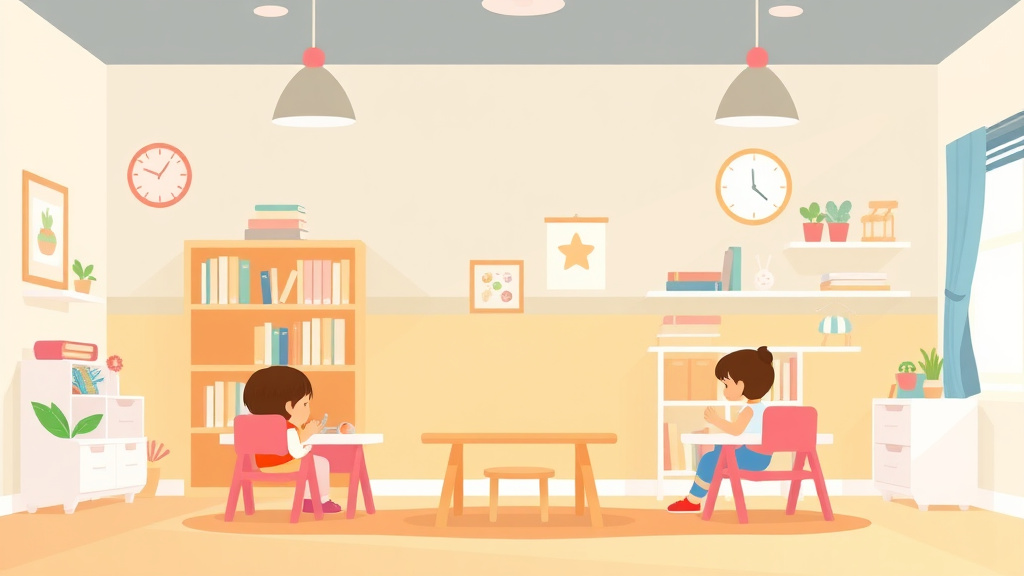 Illustration breaking down the fundamentals of noise Level and Acoustics in Childcare Centers