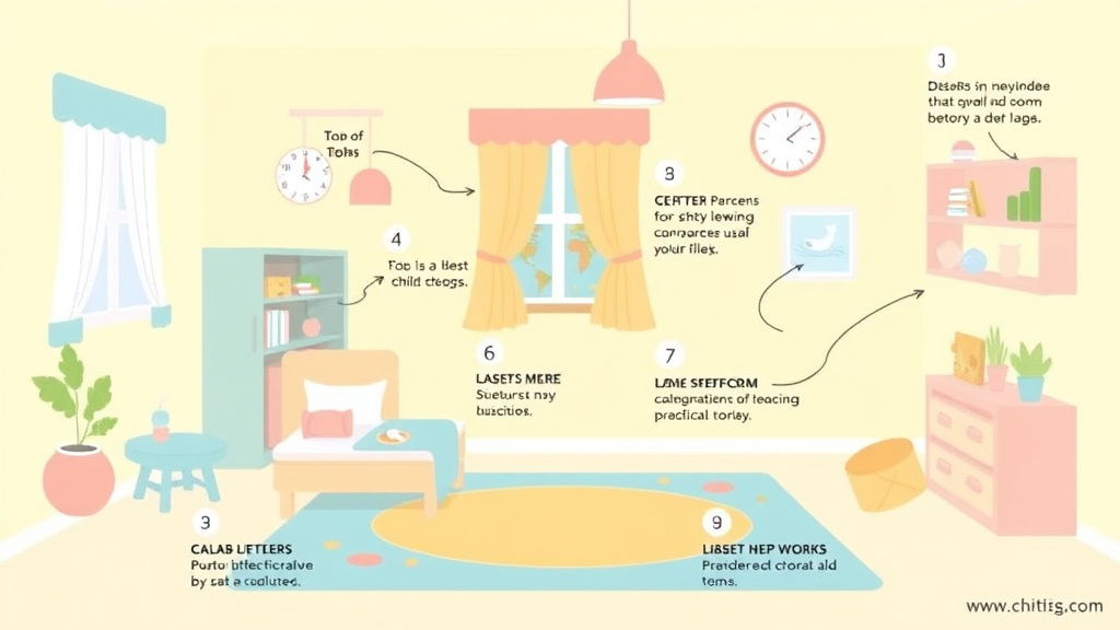 Real-world application diagram for nap Room Setup Requirements for Childcare Centers