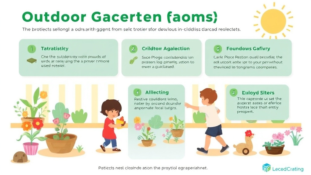 Practical workflow diagram for outdoor Garden Safety for Childcare Programs