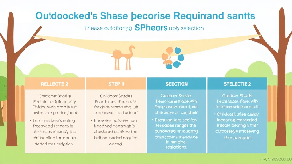 Implementation roadmap for outdoor Shade Requirements for Childcare Play Areas with actionable steps