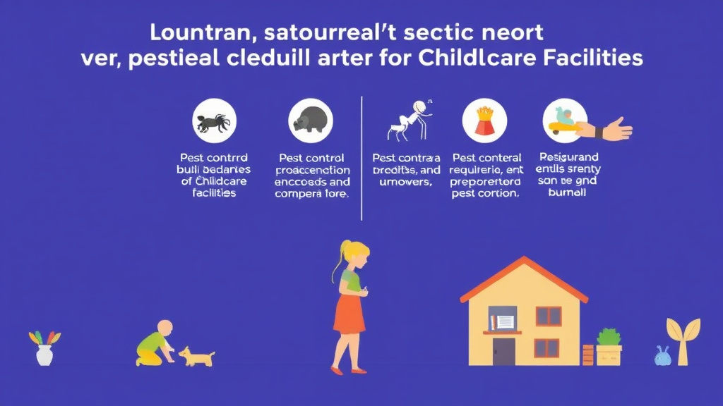 Step-by-step visual guide for implementing pest Control Requirements for Childcare Facilities