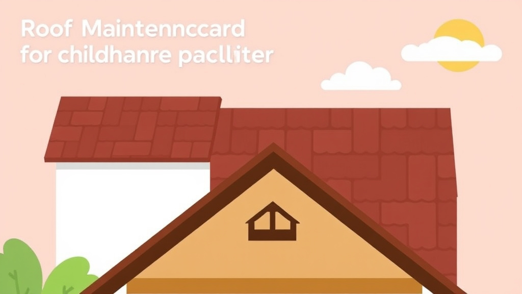 Process flow illustration for putting roof Maintenance and Safety for Childcare Facilities into action