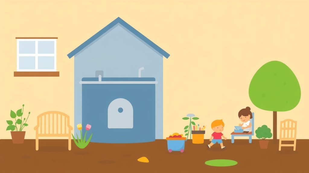 Visual overview of septic System Requirements for Childcare Centers with key concepts highlighted