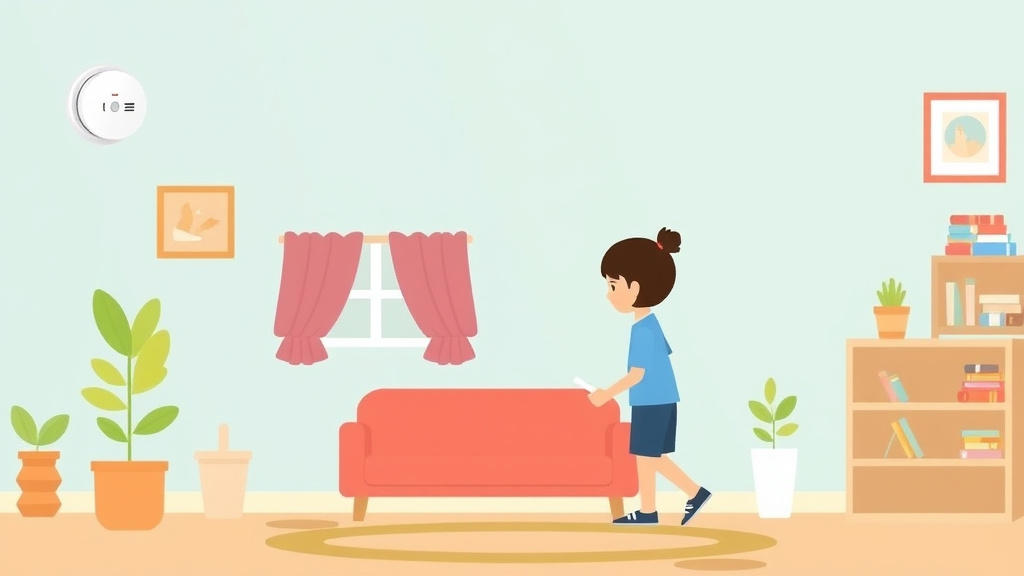 Detailed visual representation of smoke Detector and Fire Alarm Requirements for Childcare