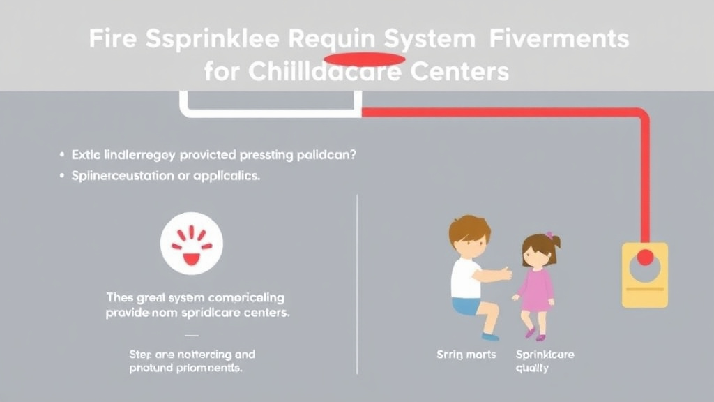 Hands-on guide visualization for fire Sprinkler System Requirements for Childcare Centers