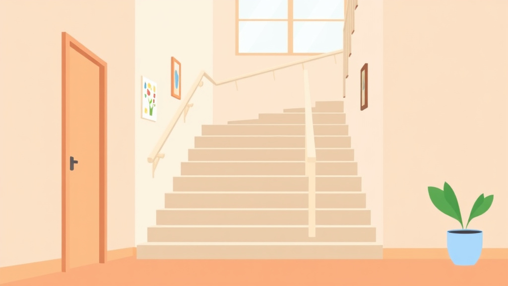 Educational graphic covering the essentials of stairway and Ramp Safety for Childcare Centers