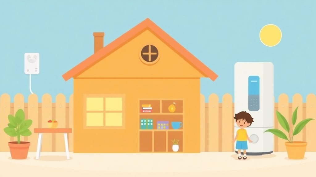 Clear illustration of water Heater Requirements for Childcare Centers with supporting details