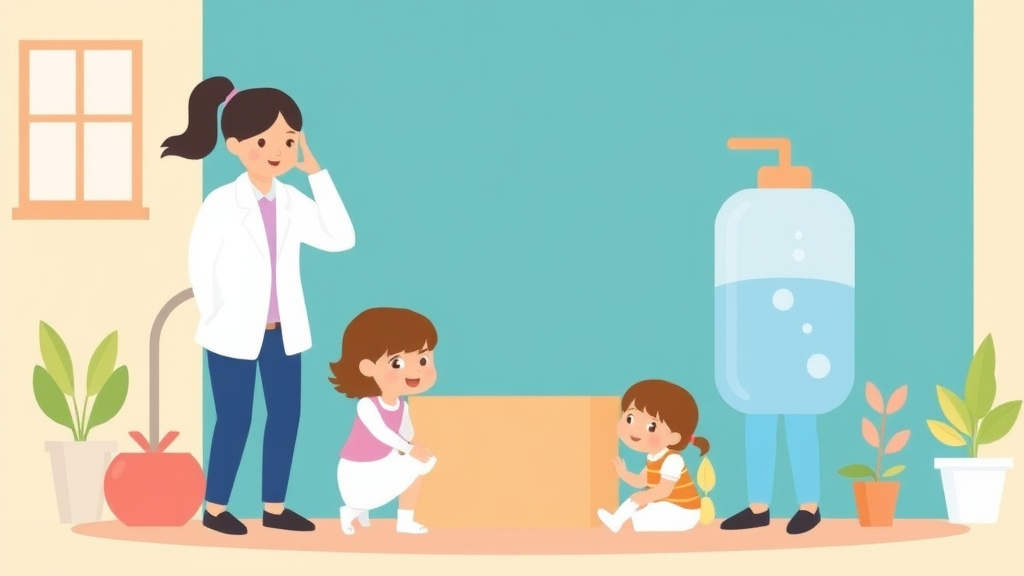 Educational graphic covering the essentials of well Water Requirements for Childcare Centers