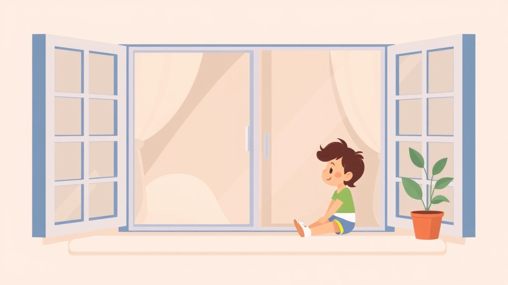 Illustration breaking down the fundamentals of window Guard and Screen Requirements for Childcare