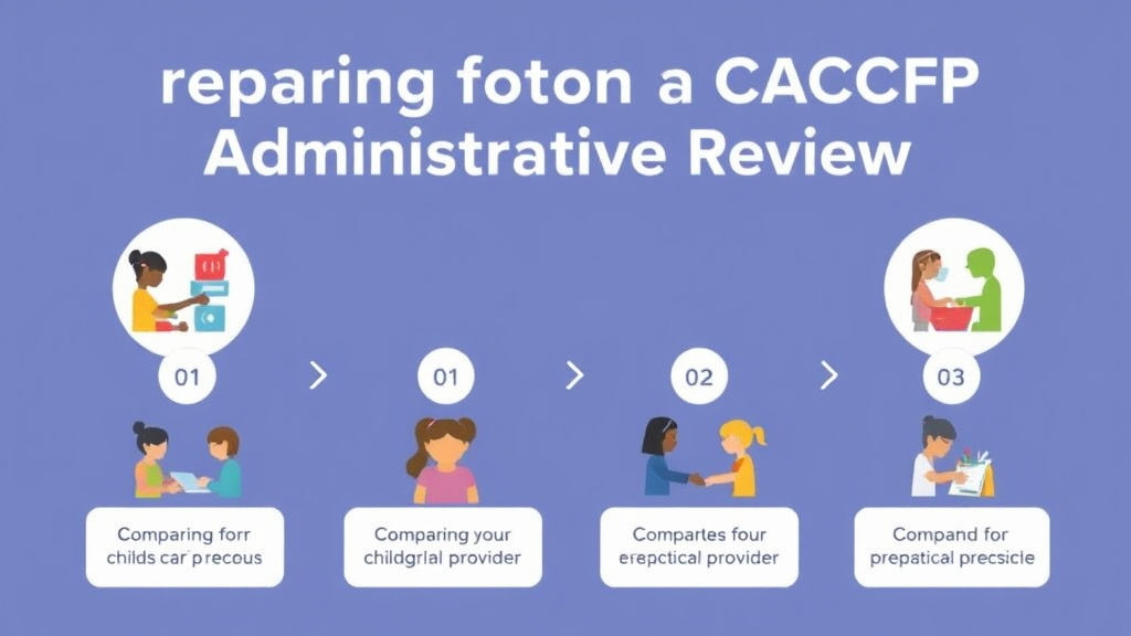 Hands-on guide visualization for preparing for a CACFP Administrative Review
