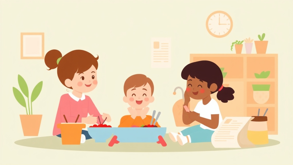 Educational graphic covering the essentials of CACFP Meal Count Documentation for Childcare