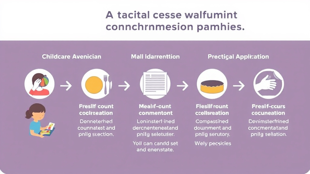 Step-by-step visual guide for implementing CACFP Meal Count Documentation for Childcare