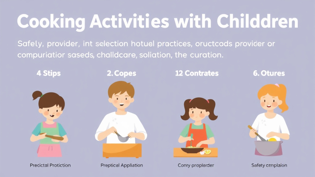 Process flow illustration for putting cooking Activities with Children in Childcare: Safety and Compliance into action