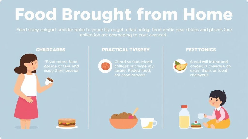 Practical workflow diagram for food Brought from Home Policies for Childcare