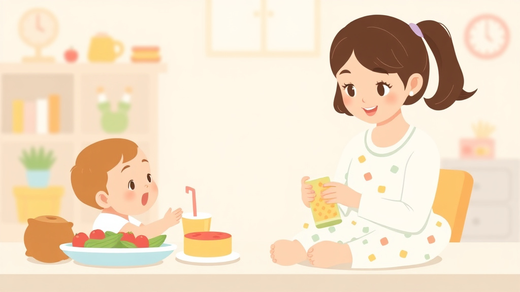 An informative visual explaining food Introduction Guidelines for Infants in Childcare for beginners and professionals