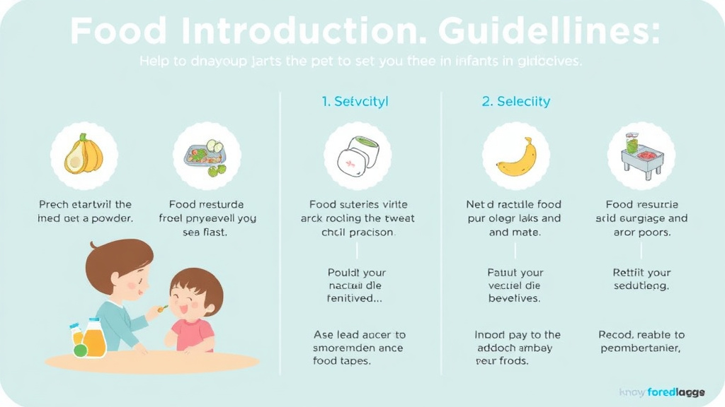 Practical workflow diagram for food Introduction Guidelines for Infants in Childcare