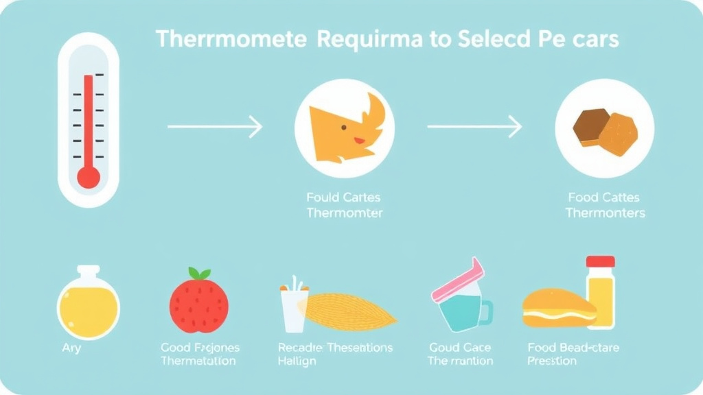 Step-by-step visual guide for implementing food Thermometer Requirements for Childcare Centers