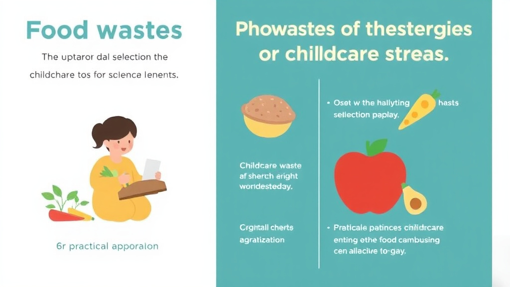Real-world application diagram for food Waste Reduction Strategies for Childcare Centers