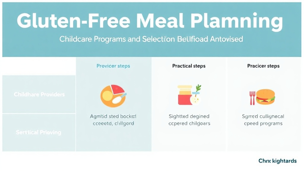 Step-by-step visual guide for implementing gluten-Free Meal Planning for Childcare Programs