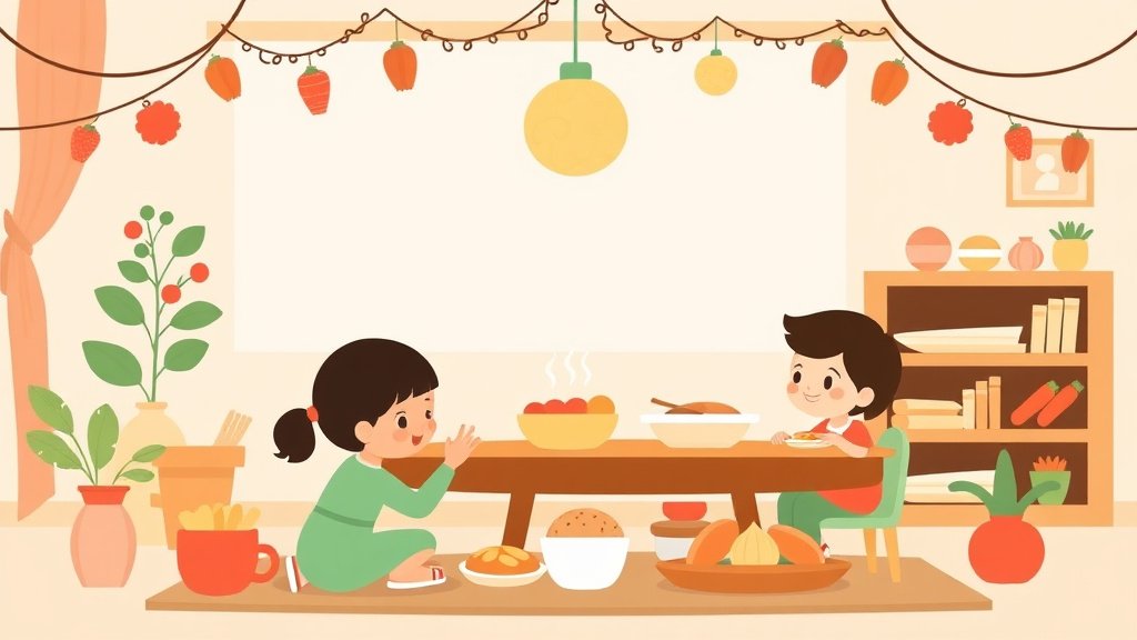 Educational graphic covering the essentials of holiday and Cultural Meal Planning for Childcare