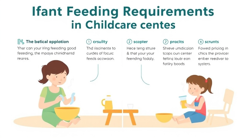 Hands-on guide visualization for infant Feeding Requirements in Childcare Centers