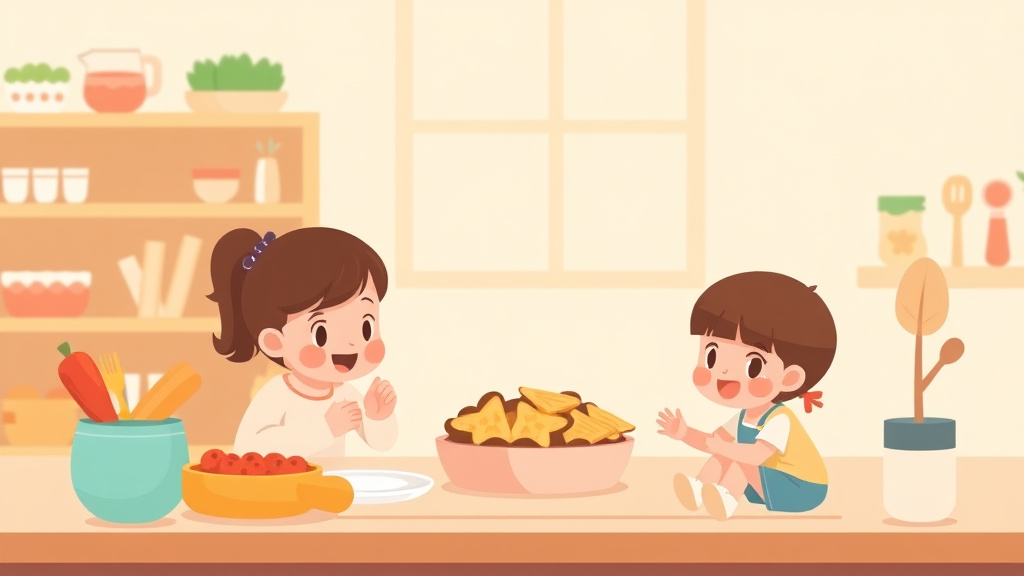 A professional illustration depicting iron-Rich Foods for Childcare Meal Planning