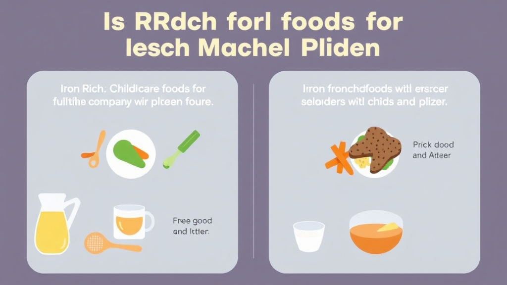 Real-world application diagram for iron-Rich Foods for Childcare Meal Planning