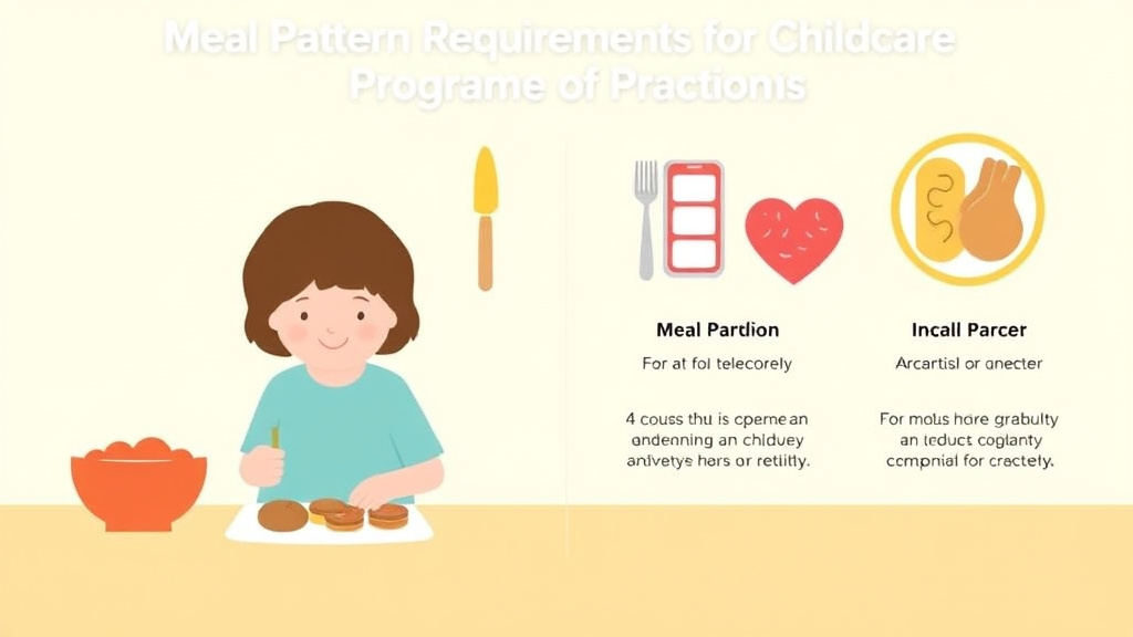 Real-world application diagram for meal Pattern Requirements for Childcare Programs