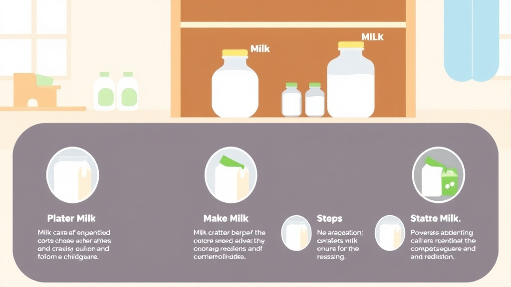 Practical workflow diagram for milk Storage and Handling in Childcare Centers