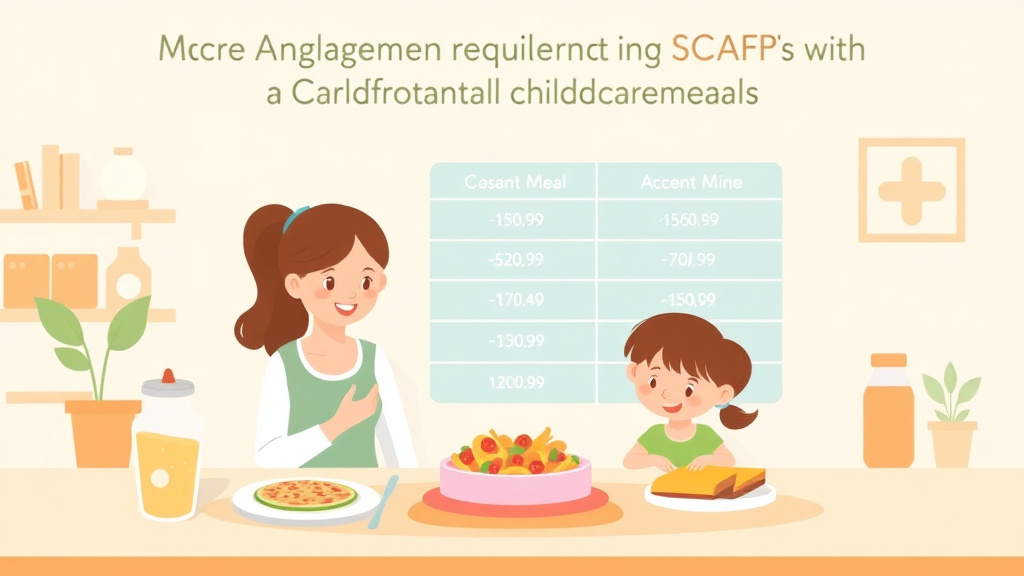Conceptual diagram showing how protein Requirements for CACFP Childcare Meals works in practice